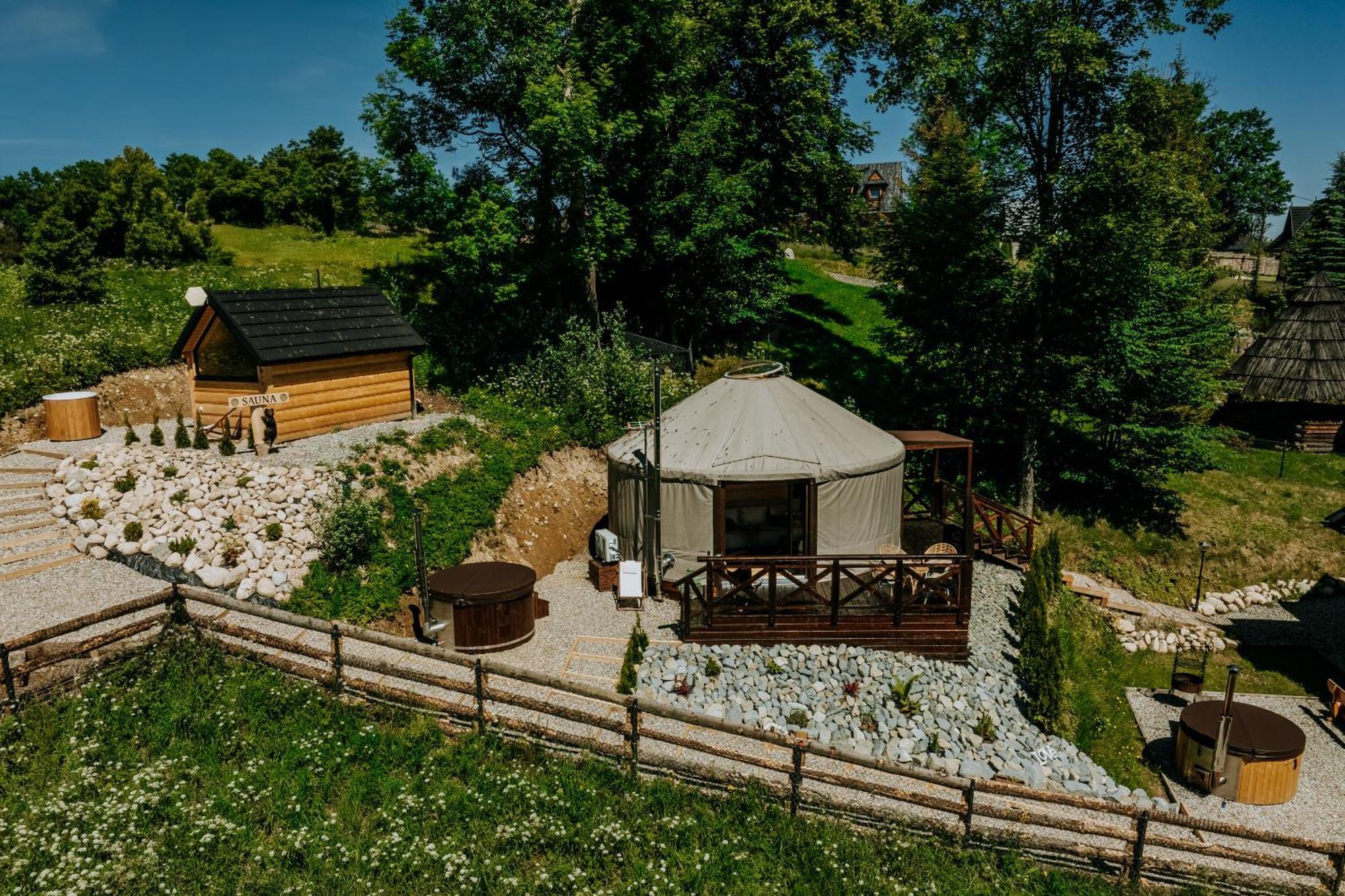 Jurta Na Wypasie - Luksusowy Namiot Z Widokiem Na Gory - Jacuzzi, Sauna, Split Ac, Private, Star View Zakopane Zewnętrze zdjęcie