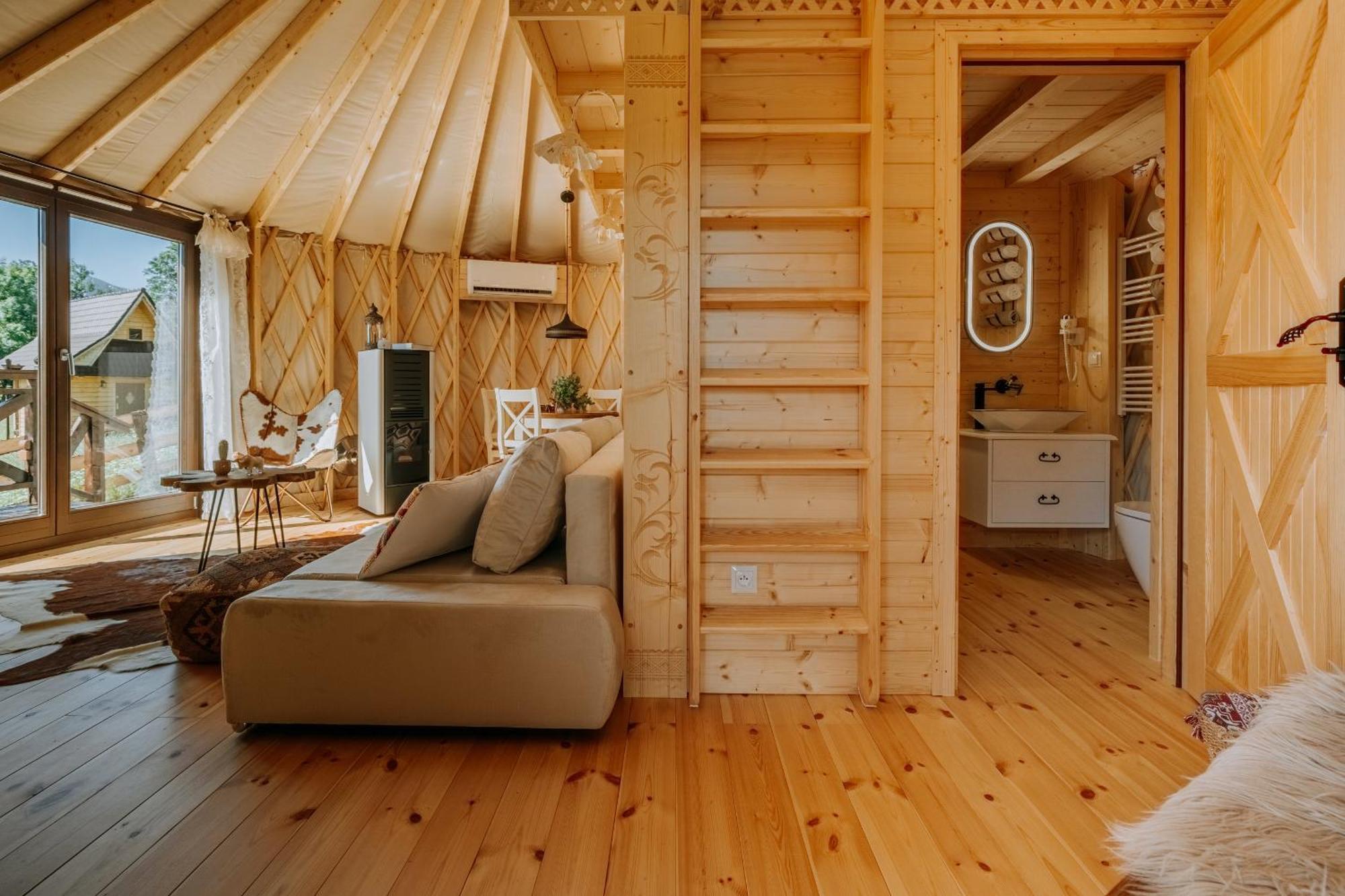 Jurta Na Wypasie - Luksusowy Namiot Z Widokiem Na Gory - Jacuzzi, Sauna, Split Ac, Private, Star View Zakopane Zewnętrze zdjęcie