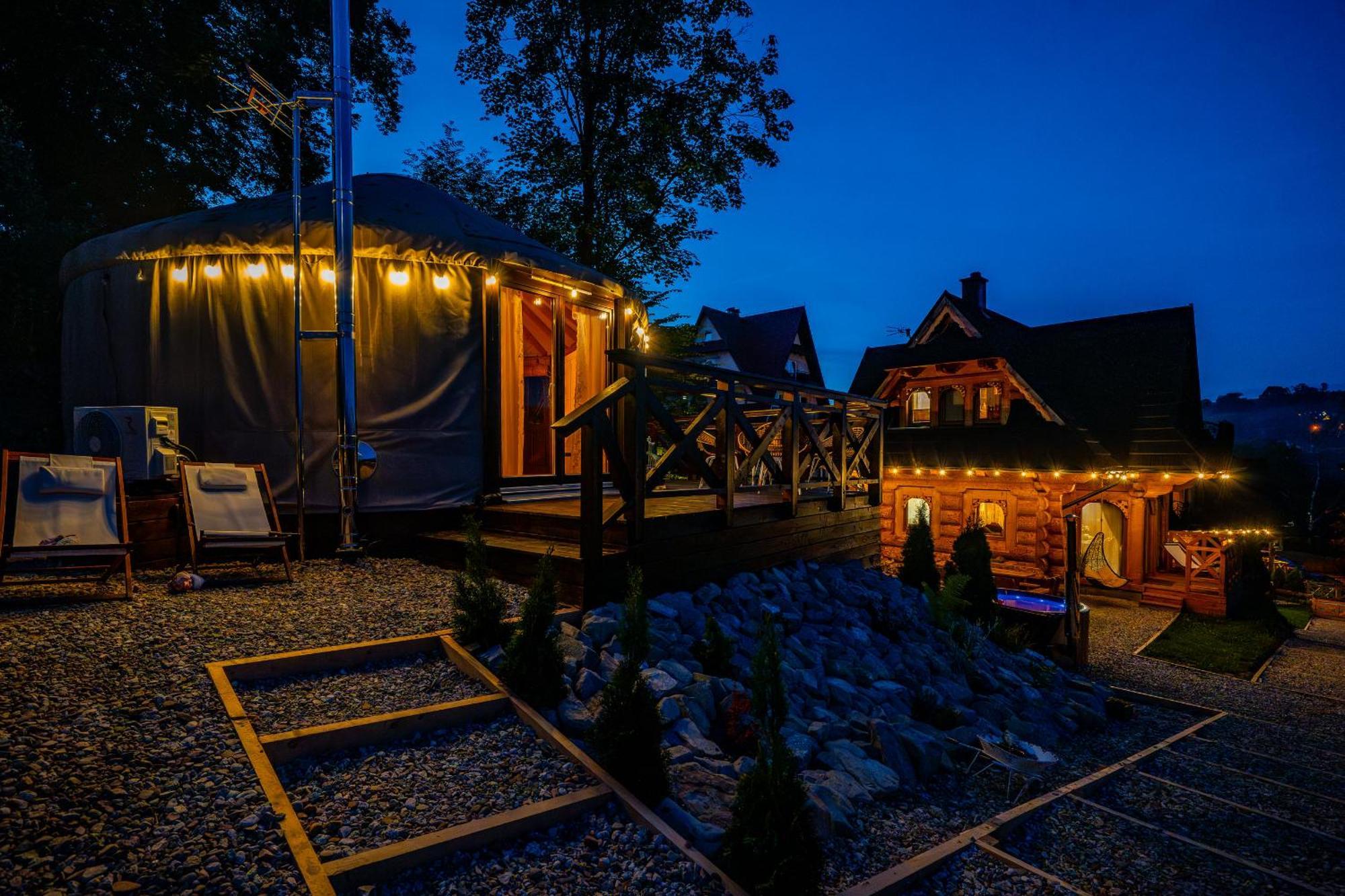 Jurta Na Wypasie - Luksusowy Namiot Z Widokiem Na Gory - Jacuzzi, Sauna, Split Ac, Private, Star View Zakopane Zewnętrze zdjęcie