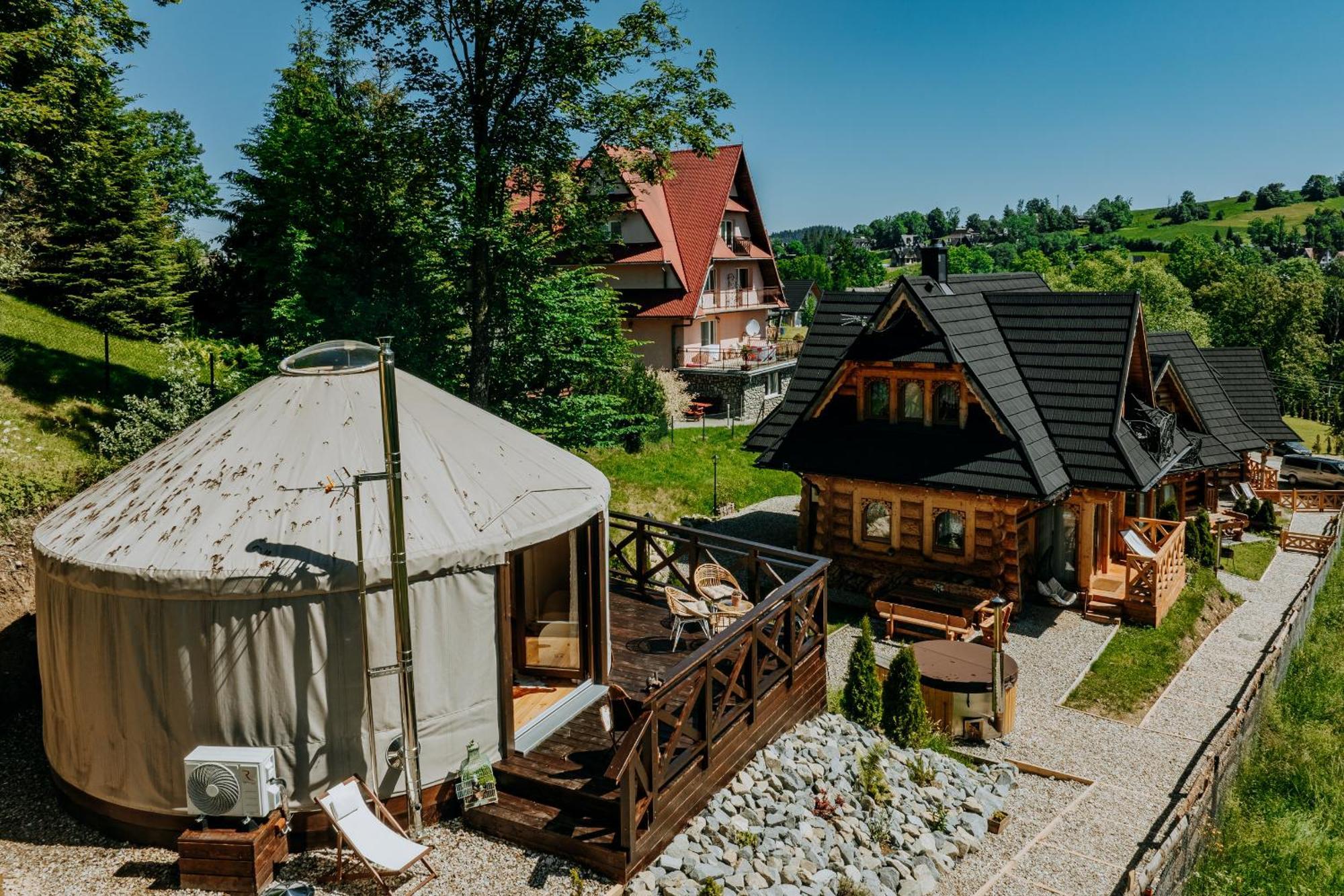 Jurta Na Wypasie - Luksusowy Namiot Z Widokiem Na Gory - Jacuzzi, Sauna, Split Ac, Private, Star View Zakopane Zewnętrze zdjęcie