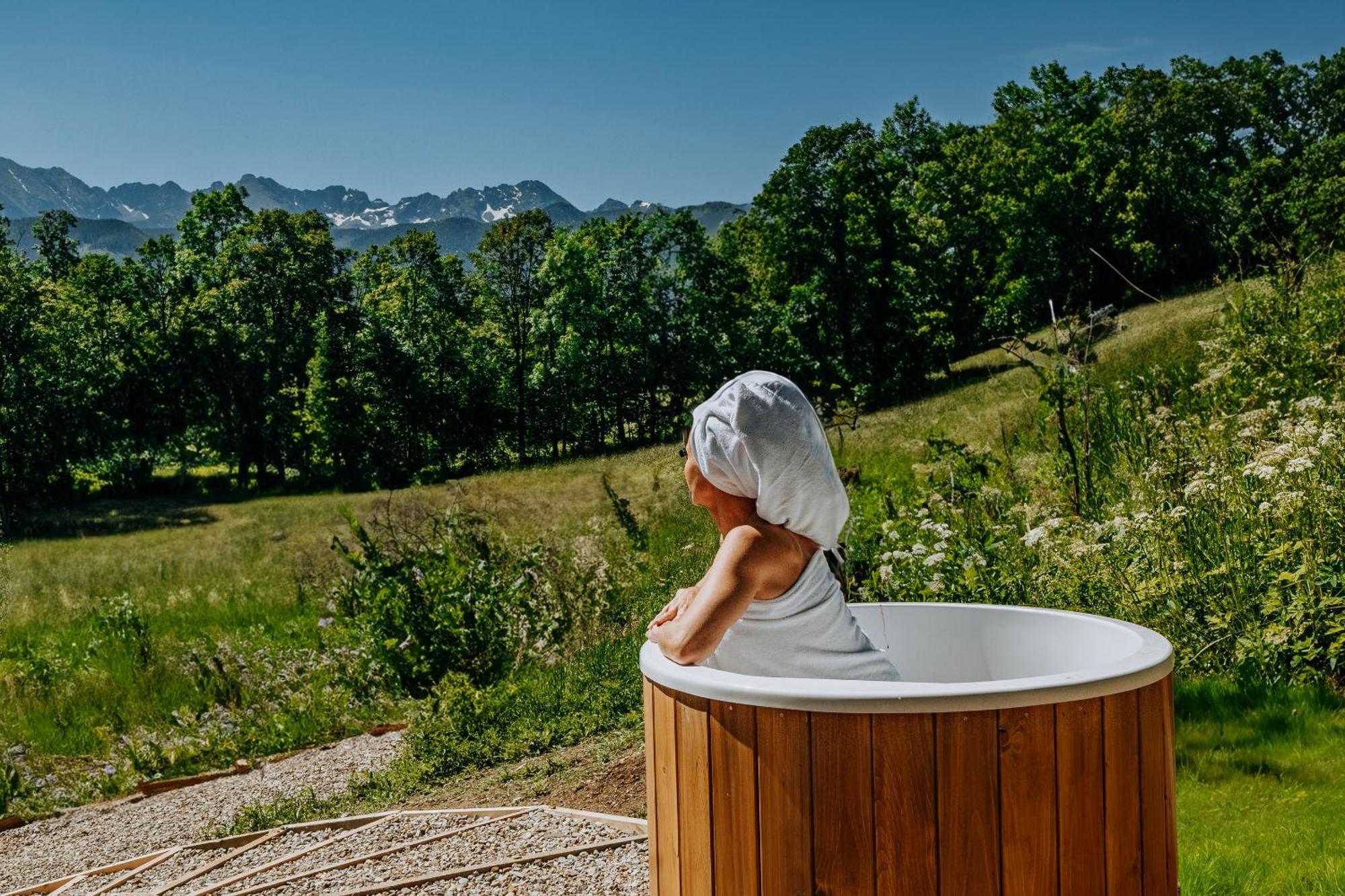 Jurta Na Wypasie - Luksusowy Namiot Z Widokiem Na Gory - Jacuzzi, Sauna, Split Ac, Private, Star View Zakopane Zewnętrze zdjęcie